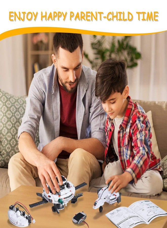 مشاريع AESGOGO STEM للأطفال من سن 8 إلى 12 عامًا، ألعاب روبوت تعمل بالطاقة الشمسية، مجموعات علمية 6 في 1، لعبة بناء فضائية تعليمية يمكنك صنعها بنفسك، هدايا عيد الميلاد للأطفال من سن 7 إلى 13 عامًا من الأولاد والبنات والمراهقين. - Image 5